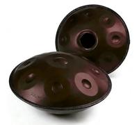 Handpan Instrument for Adults D Minor Steel Handpan Drum with 9 10 12 Notes Handpan Tuned 432Hz 440Hz for Yoga Meditation Sound Healing Music Learning and Relaxation(Purple,440HZ/12 Note)