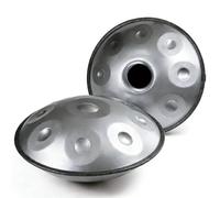 Handpan Instrument for Adults D Minor Steel Handpan Drum with 9 10 12 Notes Handpan Tuned 432Hz 440Hz for Yoga Meditation Sound Healing Music Learning and Relaxation(Silver,432HZ/12 Note)