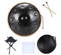 Handpan Instrument Handpan 432HZ 12 Notes D mineur 22 pouces 10 9 Pantam acier main Pan tambour Yoga méditation Instruments de musique(9 notes 432HZ)