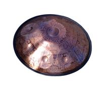 handpan, Tambour de langue en acier, poêle à main, tambour de musique, fait à la main, 22 po, ré majeur,for Professional Performance(432Hz 10Note)