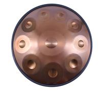 Handpan Tambour en acier, accordage mineur kurde en D, avec sac, maillets, support, percussion durable pour les amateurs de musique