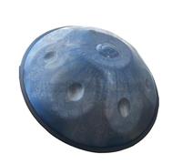 handpan, Tambour handpan en ré mineur kurde, tambour à langue en acier, 9, 10, 12 notes, 22 pouces,for Professional Performance(440hz 9 notes)