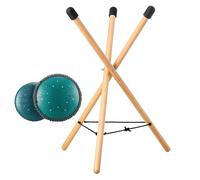 Handpan Trépied | Support de tambour à langue en acier - Support de tambour en bois robuste, antidérapant, portable et réglable pour tambour à langue en acier