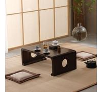 HanDpi Table de Sol Japonaise en Bois Moderne Tatami Table Basse Table à thé Japonaise Basse Table Basse Japonaise Table Basse pour s'asseoir sur Le Sol pour Salon Thé Tatami Bureau Tatami.