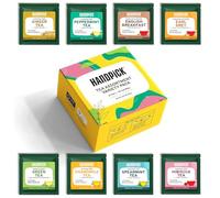 HANDPICK, Coffret Cadeau de Thés - 40 Sachets, 8 Saveurs - English Breakfast, Earl Grey, Thé Vert, Tisane & Plus - Sachets Écoresponsables - Idée Cadeau Femme et Homme