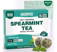 HANDPICK Spearmint Tea - 100 Sachets Ecoresponsables - Sans Cafeine | The Menthe Verte