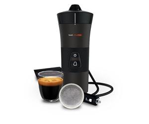 Handpresso - Cafetière 12V Handcoffee Auto 21000 | Machine a cafe voiture pour dosette Senseo pour voiture prise allume cigare | Cafetière portable pour voyage, cafetiere camping-car