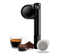 Handpresso machine expresso portable Pump noire | Cafetiere portable et manuelle à dosette ESE ou café moulu | Cafetiere de voyage compacte pour camping, randonnée | mini cafetière outdoor robuste