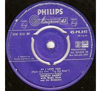 Hands Across The Sea / As I Love You - Shirley Bassey With Wally Stott And His Orchestra* 7" 45