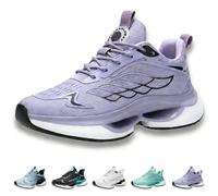 Hands Free and Supportive Walking Shoes, Women's Hands Free and Supportive Walking Shoes, Wide Toe, for Women & Men (Purple,36)