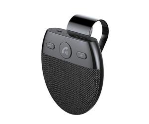 Hands Free Car BT Speaker for Two Phones with Visor Clip Support Auto On Voice Assistant Wire Free Type-C Charging Car Phone Speaker