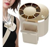 Hands Free Waist Fan, Mini Clip On Fan, 3 Speeds Wearable Cooling Blower