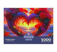 Hands Holding Floral Heart with Ukrainian Flag Papier Épais Et Solide Parfait pour Renforcer Les Capacités Cognitives, La Mémoire Et La Concentration Mentale 70x50cm/1000pcs