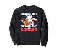 Hands Off Groenland et Canada Beaver and Bear Sweatshirt
