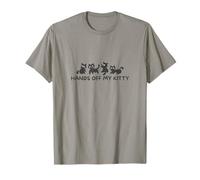 Hands Off My Kitty Cat Lover Resist The Patriarchy Cat Lady T-Shirt