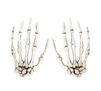 Hands Squelette Halloween - Plastique Réaliste, Ornement D'horreur, Décoration Effrayante | Dimension Naturelle Des Fausses Bras Avec Effet Pendu, Squelette De Mains Pour Le Portique De La Maison De F