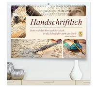 Handschriftlich (hochwertiger Premium Wandkalender 2027 DIN A2 quer), Kunstdruck in Hochglanz: Der Kalender führt uns auf eine historische Reise durch ... als Ausdruck von Persönlichkeit und Seele.