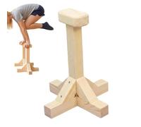 Handstand Bar - Wooden Push Up Parallettes, Strength Training Equipment