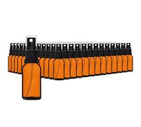 HandsUnity 20ml-156pcs de Flacon Pulvérisateur en Verre - set de Flacons en Verre Ambré de Pharmacie avec Vaporisateur Noir Flacon Pulvérisateur en Verre Brun comprenant 5 Accessoires