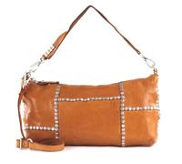 Handtasche Campomaggi C029130ND X1494 C1501 Monospalla Orizzontale Rivetti Moutarde, Jaune, OneSize