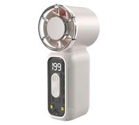 Handventilator | Wiederaufladbarer, Regulierbarer Digitalventilator | Leistungsstarker Reiseventilator Für Unterwegs | Für Männer Und Frauen: Reisen, Wandern, Camping, , Picknick, Joggen, Konzer