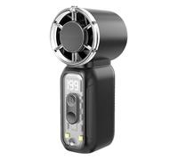 Handventilator | Wiederaufladbarer, Regulierbarer Digitalventilator | Leistungsstarker Reiseventilator Für Unterwegs | Für Männer Und Frauen: Reisen, Wandern, Camping, , Picknick, Joggen, Konzer