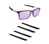 Handwith Lot de 2 paires de chaussettes en silicone souple pour lunettes de soleil Oakley Exchange OX8055/Exchange R OX8184/Exchange Sun OO9483, antidérapantes, confortables, kit de rechange noir