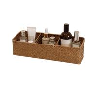 Handwoven Basket, Toilet Paper Storage Basket, Woven Organizer Box