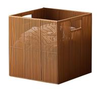Handwoven Synthetic Rattan Laundry Hamper, Panier à Linge Sale with Handles, Large Capacity Panier à Linge for Clothes Toys Bathroom Bedroom(38 * 38 * 38cm/15 * 15 * 15in)