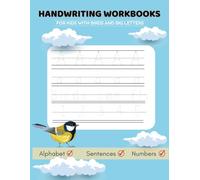 Handwriting book for kids birds: Improve your Handwriting with Fun Bird Themed Pages, Word, Sentences and Numbers with 116pages and plenty of Space to Practise