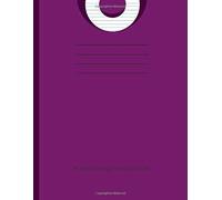 Handwriting Exercise Book: Four (4) Line Handwriting Practice Paper Notebook (4mm Blue Lines In 16mm Red Lines) With Coloured Lines For Kids And Children - 40 Page 8.5" X 11" 90gsm Paper - Purple Cove