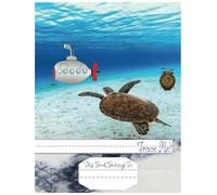 Handwriting Notebook - Trace Me Submarine!: Essential Letter and Number Tracing Practice: Engaging Workbook for Young Learners | 8.5 x 11 in | 120 Pages
