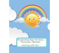 Handwriting Paper For Kids: Practicular Alphabet Learning With Fun.: Cursive Writing Books And Practice Paper:3-Line And Checkered Writing Sheets(8,5x11 90 Pages).Practical And Coloring Workbook For P