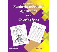 Handwriting Practice Affirmation and Coloring Book