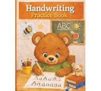 Handwriting Practice Book: 200 pages of handwriting practice paper - wide rules lines with a dotted central line.