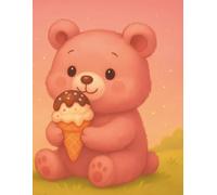 Handwriting Practice - Ice Cream Bear: A guided writing notebook to build confidence, fluency, and beautiful handwriting
