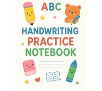 Handwriting Practice Notebook: Dotted Midline Paper for Kids Ages 3-5 | Primary Composition Book for Preschool, Kindergarten and Early Writing Practice (196 Pages)
