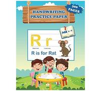 Handwriting Practice Paper: 300 Blank Writing Pages - For Students Learning To Write Letters And Numbers.