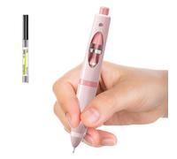 Handwriting Practice Pencil - 4.8in Ergonomic Grip Retractable Pen | 4.8in Ergonomic Handwriting Pencil With Soft Grip, Retractable Tip And Refills For Students In School, Classroom, Home, Presc
