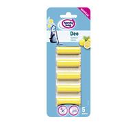 Handy Bag - Déo Senteur Citron x5sticks - Pour aspirateurs avec sac - Parfum frais et agréable - Facile d'utilisation - Convient aux propriétaires d'animaux domestiques