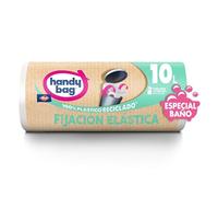 Handy Bag Lot de 12 sacs poubelle de salle de bain élastiques, 100% recyclé, 10 l
