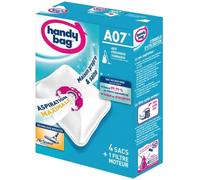 Handy Bag Sacs aspirateur A07 x4 – AEG, Progress, Tornado – 99,99% des poussières retenues