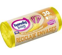 Handy Bag - Pack de 15 Sacs poubelle, jaune, 30 L