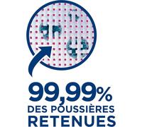 Handy Bag - Sacs Aspirateur H44 X4Sacs - Compatibles Hoover, Domo, Trisa - 99,99% Des Poussières Retenues - Fermeture Facile - Filtre Anti-Allergène - 55% De Matériaux Recyclés