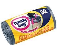 Handy bag ultrarésistant FIXATION ELASTIQUE 10 SACS, 50l