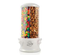 Handy Gourmet The Original Triple Candy Machine Distributeur de bonbons et noix Blanc nacré