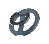 Handy Griffe & Halterungen - Zweiseitiger Magnet-Fingerständer | 360° Verstellbarer Ringhalter Aus Aluminium, Magnethalterung Für Auto Spiegel & Dash, Sicherer Grip Für Alle Smartphones, Schwarz
