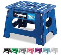 Handy Laundry Marchepied pliable de 22,9 cm, bleu, antidérapant, peut supporter 136 kg