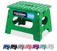 Handy Laundry Marchepied pliable de 22,9 cm, vert, antidérapant, peut supporter 136 kg