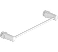 Handy Linear 375 - Porte-Serviette - Ne Trous Plus Les carrelage et ne Pas Utiliser la Colle Parce Que se Fixe Directement sur Le Ton Radiateur à Couches - Blanc - 1 pièce